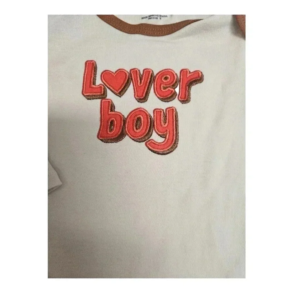 3-6M Lover Boy Baby Boy 2 Piece Bodysuit with Pants